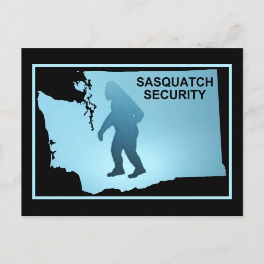 Sasquatch Security - Washington Briefkaart (Voorkant)