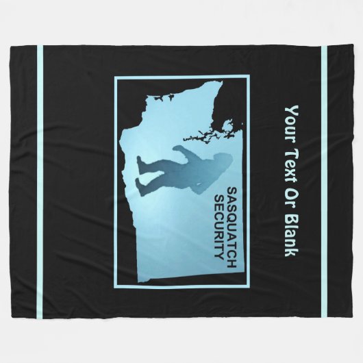 Sasquatch Security - Washington Fleece Deken (Voorkant (Horizontaal))