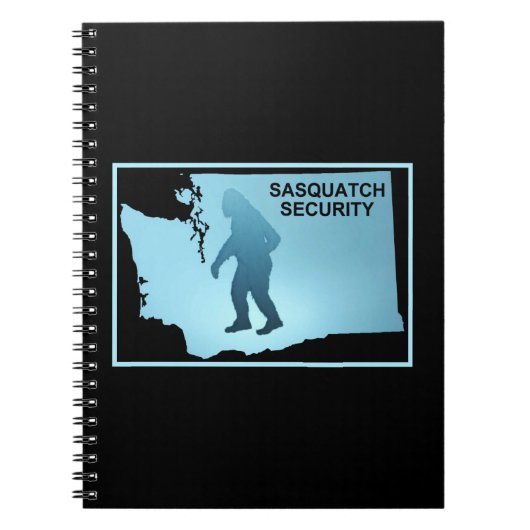 Sasquatch Security - Washington Notitieboek (Voorkant)