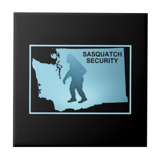 Sasquatch Security - Washington Tegeltje (Voorkant)
