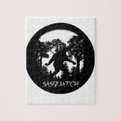 Sasquatch Silhouette Legpuzzel (Verticaal)