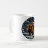 Sasquatch Sinterklaas Kerst Koffiemok (Voorkant links)