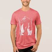 Sasquatch Sippin' Coffee T-shirt (Voorkant)