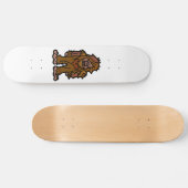 sasquatch skatin'. persoonlijk skateboard (Horizontaal)