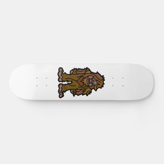 sasquatch skatin'. persoonlijk skateboard (Horizontaal)