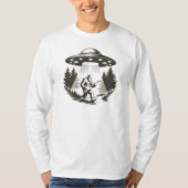 Sasquatch speelt elektrische gitaar t-shirt (Voorkant)