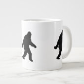 Sasquatch Squatchin' Silhouette Grote Koffiekop (Voorkant rechts)