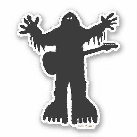 Sasquatch Sticker (Voorkant)