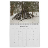 Sasquatch Structuren Muurkalender Kalender (Feb 2027)