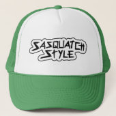 Sasquatch Style Trucker Hat Pet (Voorkant)