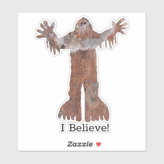 Sasquatch - Talking Canyons, New Mexico Sticker (Vel)