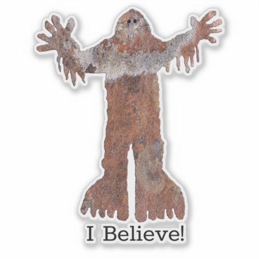 Sasquatch - Talking Canyons, New Mexico Sticker (Voorkant)