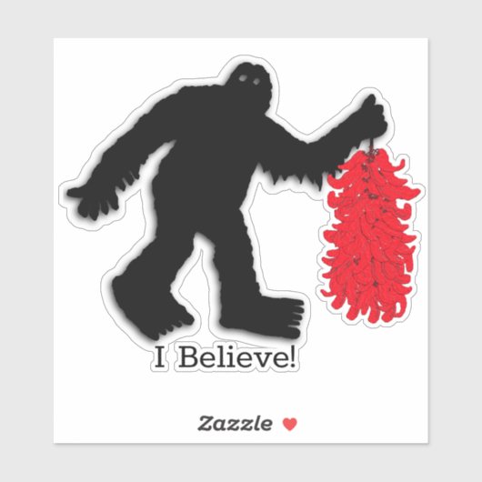 Sasquatch - Talking Canyons, New Mexico Sticker (Vel)