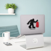 Sasquatch - Talking Canyons, New Mexico Sticker (Laptop op bureau)