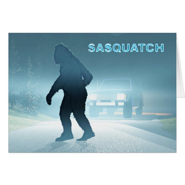 Sasquatch-teller (Voorkant Horizontaal)