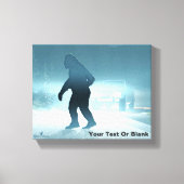 Sasquatch-teller Canvas Afdruk (Voorkant)