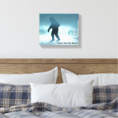 Sasquatch-teller Canvas Afdruk (Insitu (Slaapkamer))