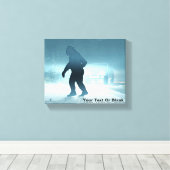 Sasquatch-teller Canvas Afdruk (Insitu (Houten vloer))