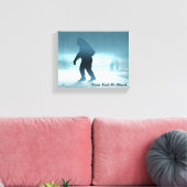 Sasquatch-teller Canvas Afdruk (Insitu (Woonkamer))