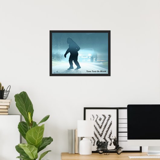 Sasquatch-teller Poster (Thuiskantoor)