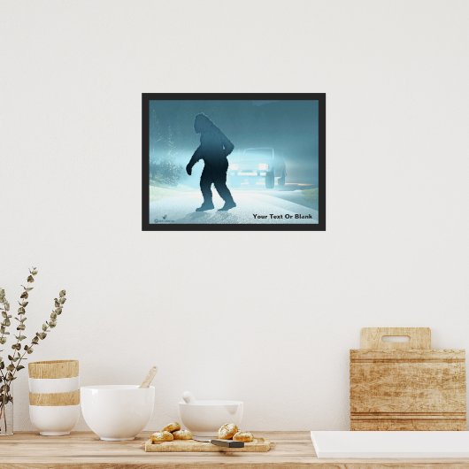 Sasquatch-teller Poster (Keuken)