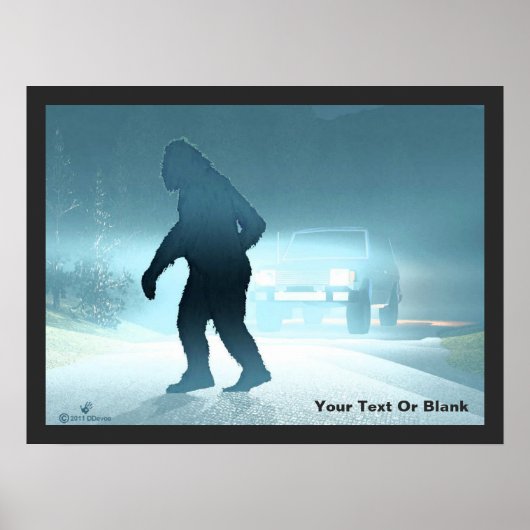 Sasquatch-teller Poster (Voorkant)
