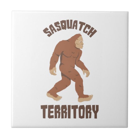 Sasquatch Territory Tegeltje (Voorkant)