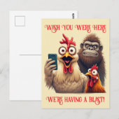 “Sasquatch & The Crew” Postcard Briefkaart (Voorkant / Achterkant)