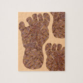 Sasquatch Track Bigfoot Fun Legpuzzel (Verticaal)