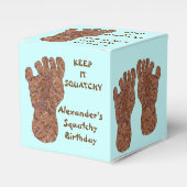 Sasquatch Track Bigfoot Plezier Bedankdoosjes (Voorkant Zijde)