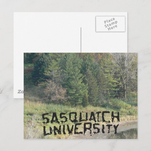 Sasquatch University - Meerdere producten Briefkaart (Voorkant / Achterkant)