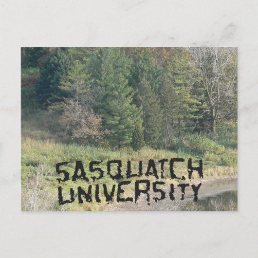 Sasquatch University - Meerdere producten Briefkaart (Voorkant)