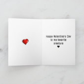 Sasquatch Valentijnsdag Feestdagen Kaart (Binnen)