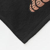 Sasquatch Valentine's Day - Bigfoot Heart Sungles  Fleece Deken (Hoek)