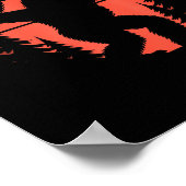 Sasquatch Valentine's Day - Bigfoot Heart Sungles  Poster (Hoek)