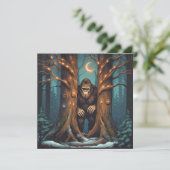 Sasquatch Verbergt Zich Kaart (Staand voorkant)