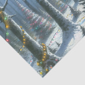 Sasquatch versiert kerstbomen grappig tissuepapier (Detail)