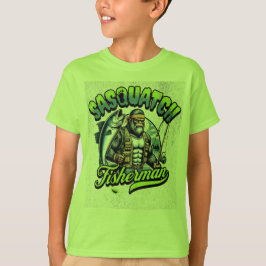 Sasquatch vissen t-shirt