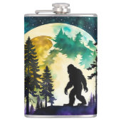 Sasquatch Volle Maan Heupfles (Voorkant)