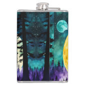 Sasquatch Volle Maan Heupfles (Achterkant)