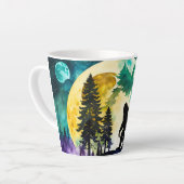 Sasquatch Volle Maan Latte Mok (Linkerhoek)