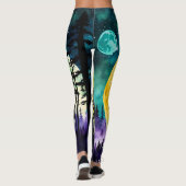 Sasquatch Volle Maan Leggings (Achterkant)