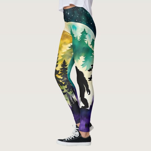Sasquatch Volle Maan Leggings (Links)