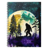 Sasquatch Volle Maan Notitieboek (Voorkant)
