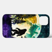 Sasquatch Volle maan op de Berg Case-Mate iPhone Case (Achterkant (horizontaal))