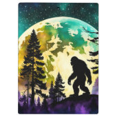 Sasquatch Volle maan op de Berg II Klembord (Achterkant)