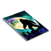 Sasquatch Volle maan op de Berg II Notitieboek (Rechterzijde)