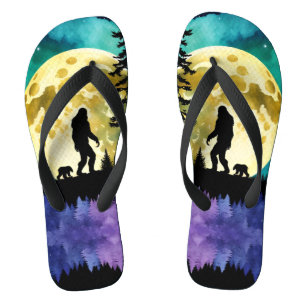 Sasquatch Volle Maan Teenslippers