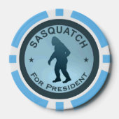 Sasquatch voor de Koelbox van Presidenten Poker Chips (Voorkant)