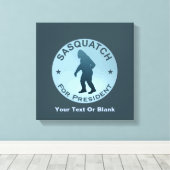 Sasquatch voor President Canvas Afdruk (Insitu (Houten vloer))